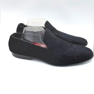 Miko Lotti Men's Slip-on Velvet Smoking Loafer Size 13.